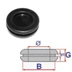ROMIX C60496 / rubber grommet closed 5pcs 
