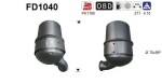 Tahmafilter /  DPF filter (kübemefilter) FD1040