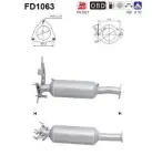 Tahmafilter /  DPF filter (kübemefilter) FD1063