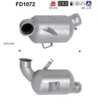 Tahmafilter /  DPF filter (kübemefilter) FD1072