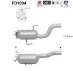 Tahmafilter /  DPF filter (kübemefilter) FD1094