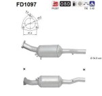 Tahmafilter /  DPF filter (kübemefilter) FD1097
