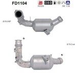 Tahmafilter /  DPF filter (kübemefilter) FD1104