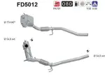 Tahmafilter /  DPF filter (kübemefilter) FD5012