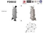 Tahmafilter /  DPF filter (kübemefilter) FD5032