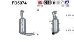 Tahmafilter /  DPF filter (kübemefilter) FD5074