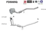 Tahmafilter /  DPF filter (kübemefilter) FD5085Q