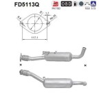 Tahmafilter /  DPF filter (kübemefilter) FD5113Q