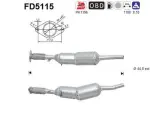 Tahmafilter /  DPF filter (kübemefilter) FD5115