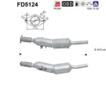 Tahmafilter /  DPF filter (kübemefilter) FD5124
