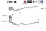 Tahmafilter /  DPF filter (kübemefilter) FD5155