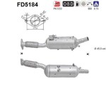 Tahmafilter /  DPF filter (kübemefilter) FD5184