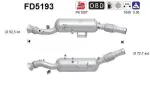 Tahmafilter /  DPF filter (kübemefilter) FD5193