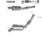 Tahmafilter /  DPF filter (kübemefilter) FD5238
