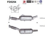 Tahmafilter /  DPF filter (kübemefilter) FD5254