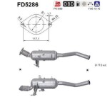 Tahmafilter /  DPF filter (kübemefilter) FD5286