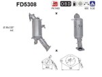 Tahmafilter /  DPF filter (kübemefilter) FD5308
