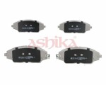 ASHIKA Piduriklotsi komplekt,  ketaspidur 50-0W-W15