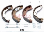 ASHIKA Piduriklotside komplekt 55-0L-L00