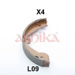 ASHIKA Piduriklotside komplekt 55-0L-L09
