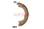 ASHIKA Piduriklotside komplekt 55-0W-W05