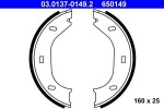 ATE Käsipiduri klotsid (seisupidur) 03.0137-0149.2