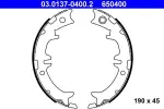 ATE Käsipiduri klotsid (seisupidur) 03.0137-0400.2