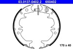 ATE Käsipiduri klotsid (seisupidur) 03.0137-0402.2
