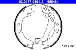 ATE Käsipiduri klotsid (seisupidur) 03.0137-0464.2