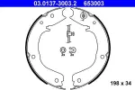 ATE Käsipiduri klotsid (seisupidur) 03.0137-3003.2