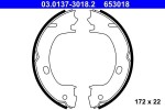 ATE Käsipiduri klotsid (seisupidur) 03.0137-3018.2