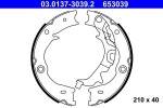 ATE Käsipiduri klotsid (seisupidur) 03.0137-3039.2