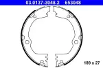 ATE Käsipiduri klotsid (seisupidur) 03.0137-3048.2