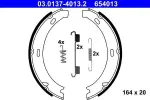ATE Käsipiduri klotsid (seisupidur) 03.0137-4013.2