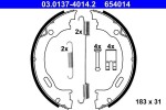 ATE Käsipiduri klotsid (seisupidur) 03.0137-4014.2