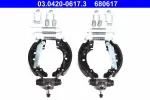  Piduriklotside komplekt Original ATE Kit 03.0420-0617.3