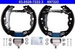 Piduriklotside komplekt Original ATE TopKit 03.0520-7222.3