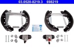  Piduriklotside komplekt Original ATE TopKit 03.0520-8219.3