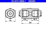 ATE  Adapter, piduritorustik 03.3511-0800.1