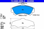 ATE Piduriklotsi komplekt,  ketaspidur 13.0460-2896.2