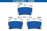 ATE Piduriklotsi komplekt,  ketaspidur 13.0460-5698.2