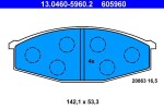 ATE Piduriklotsi komplekt,  ketaspidur 13.0460-5960.2