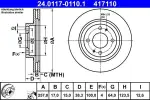 ATE Тормозной диск 24.0117-0110.1