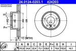 ATE Тормозной диск 24.0124-0203.1