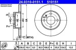 ATE Piduriketas PowerDisc 24.0310-0151.1