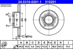 ATE  Piduriketas PowerDisc 24.0310-0201.1