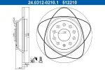 ATE Piduriketas PowerDisc 24.0312-0210.1