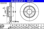 ATE Piduriketas PowerDisc 24.0320-0147.1