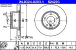 ATE  Piduriketas PowerDisc 24.0324-0203.1