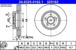 ATE Piduriketas PowerDisc 24.0325-0162.1